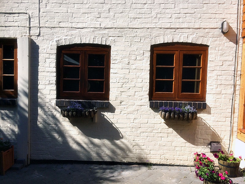 Bespoke Cottage Windows in Dark Brown Finish