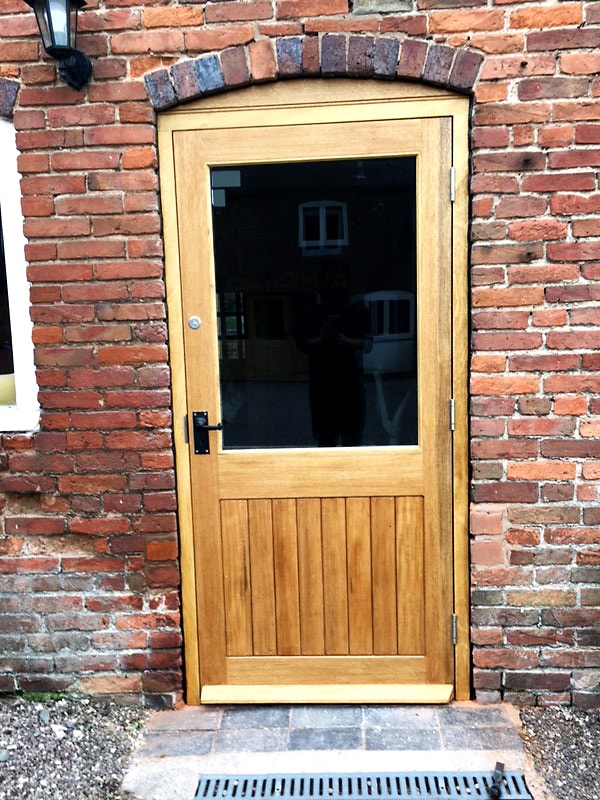 Wooden Exterior Doors in European Oak